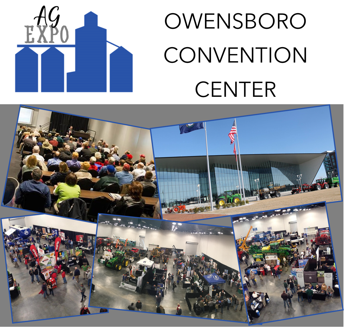 photo collage of ag expo