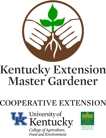 Master Gardener logo with UK logo and KSU logo