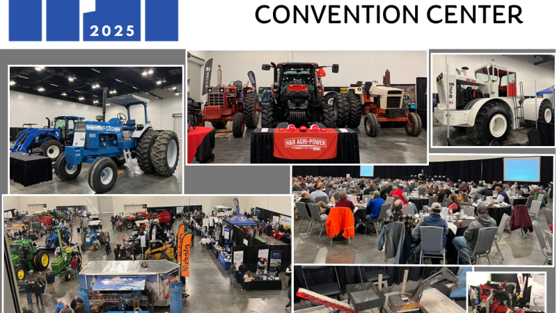 picture collage of ag expo